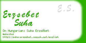 erzsebet suha business card